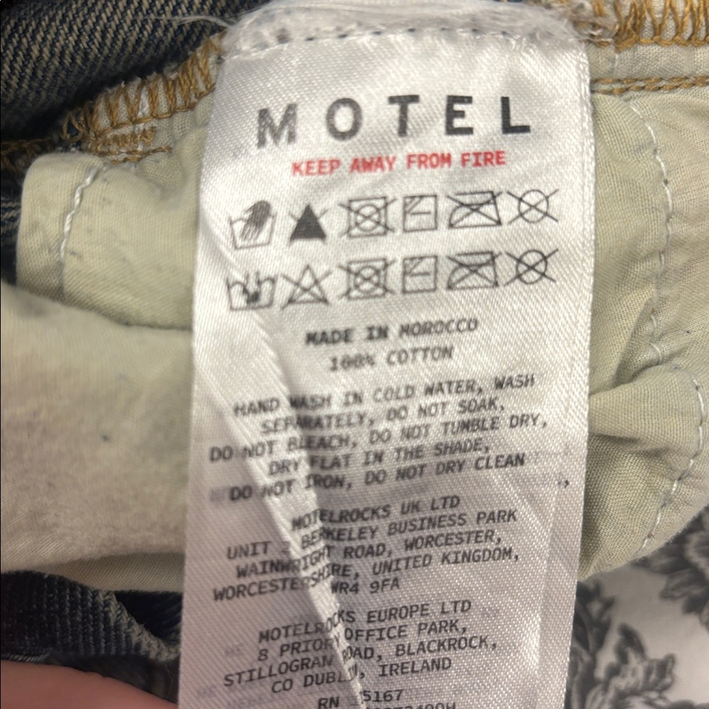 Motel Rocks Low Rise Parallel Jeans - Picture 7 of 8